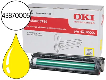 Tambor OKI C5650/5750 Amarelo -20.000pag