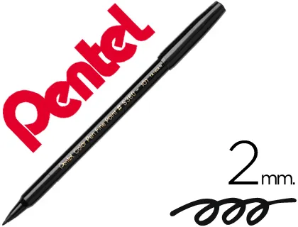 Marcador Pentel S360 Feltro Preto