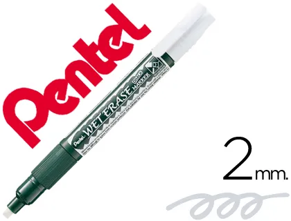 Marcador Pentel Smw26 Wet Erase Branco