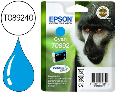 Tinteiro Epson T089240 Cian