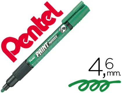 Marcador Pentel Mmp20 Paint Vidro e Plástico Verde