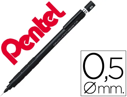 Lapiseira Pentel Pg1005-a 0,5 mm Preto