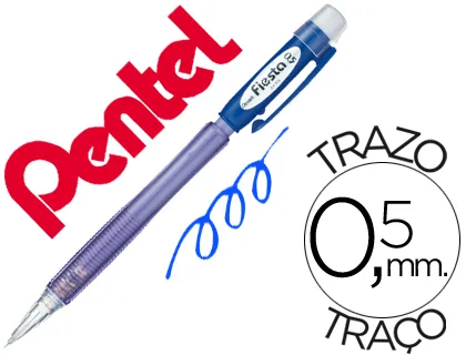 Lapiseira Pentel Ax105 Fiesta 0,5 mm Azul