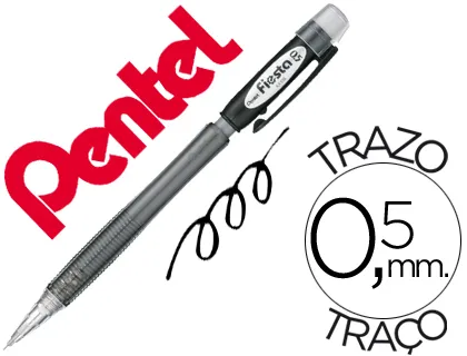 Lapiseira Pentel Ax105 Fiesta 0,5 mm Preto