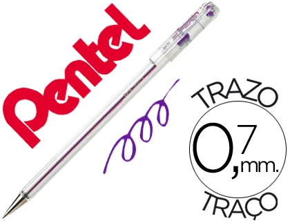 Esferográfica Pentel Bk77 Violeta