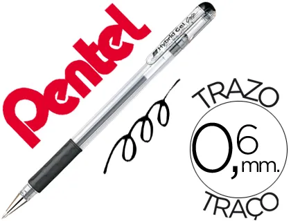 Caneta Pentel K116 Gel Grip Preto