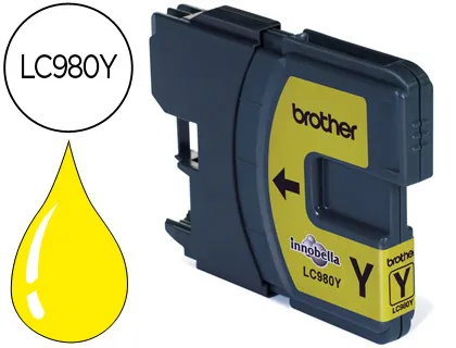 Tinteiro Brother lc-980y Amarelo