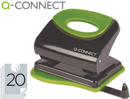 Furador Q-Connect Metalico Capacidade para 20 Folhas