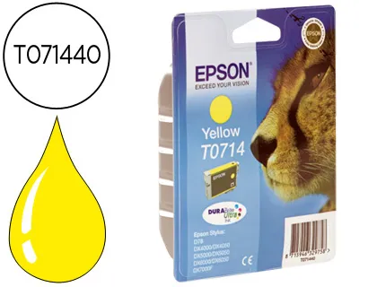 Tinteiro Epson T071440 Amarelo