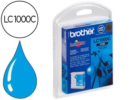 Tinteiro Brother lc-1000c Cian