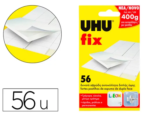 Uhu Fix Caixa com 50 Pastilhas