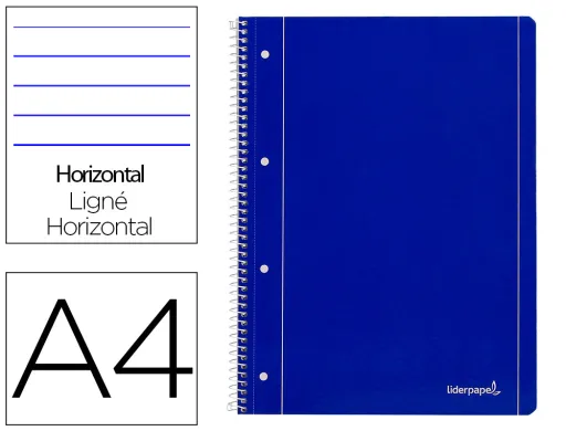 Caderno Espiral Capa Azul 80 F Din A4 Pautado