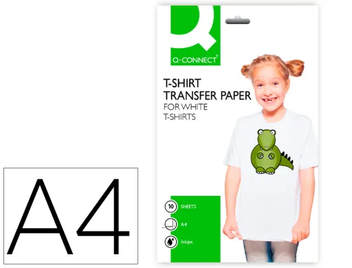 Papel Q-Connect Transferência para Tela Kf01430 Din A4bolsa de 10 Folhas