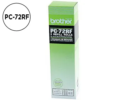 Consumivel Fax T104/106 Brother de Transferência Termica 2 Bobines Duração 140 Pag