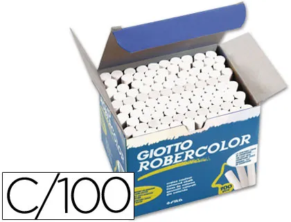 Giz Robercolor Branco Caixa 100 Unidades