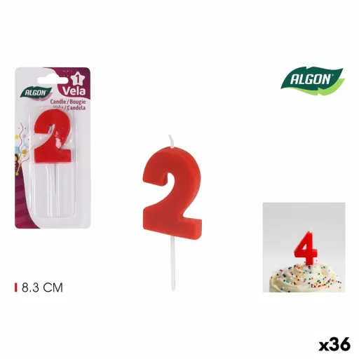 Conjunto de Velas Algon (36 Unidades)