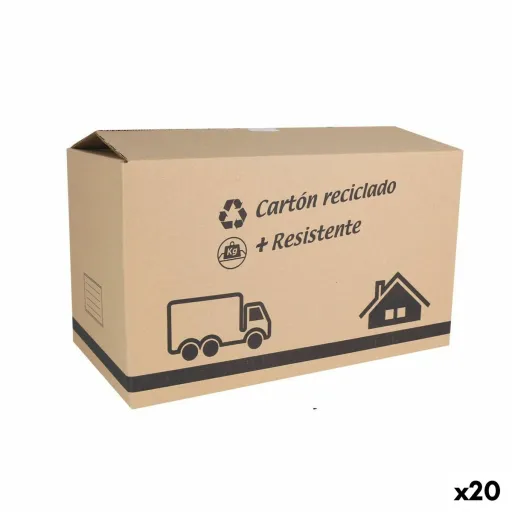 Caixa de Cartão para Mudanças Confortime 65 x 40 x 40 cm Castanho (20 Unidades)