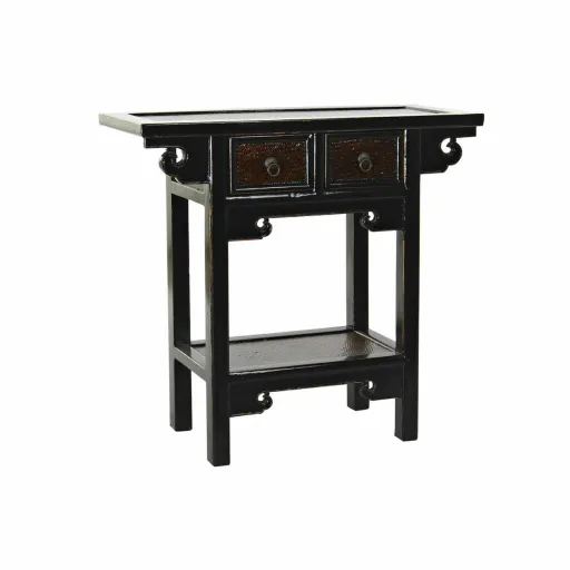 Console DKD Home Decor Preto Catanho Escuro 85 x 35 x 80 cm