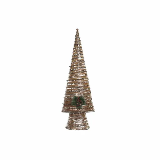 Árvore de Natal DKD Home Decor Multicolor Cobre Natural Plástico 32 x 18 x 100 cm (3 Unidades)