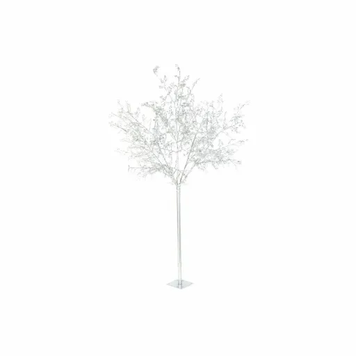 Árvore de Natal DKD Home Decor Branco Prateado Metal Plástico 120 x 120 x 220 cm