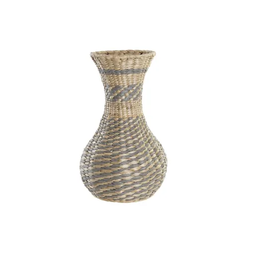 Vaso DKD Home Decor Natural Cinzento 25 x 25 x 41 cm