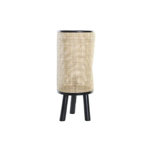 Lâmpada de Mesa DKD Home Decor Natural Preto 220 V 50 W (25 x 25 x 59 cm)