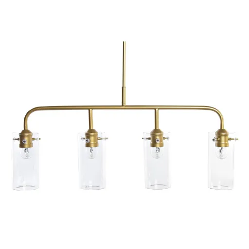 Candeeiro de Teto DKD Home Decor Dourado Metal Cristal 50 W 84 x 17 x 24 cm