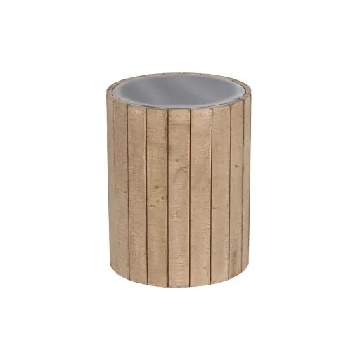 Mesa de Apoio Home ESPRIT Natural Abeto Madeira MDF 36 x 36 x 45 cm