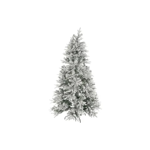 Árvore de Natal Home ESPRIT Branco Polietileno Nevado 120 x 120 x 210 cm