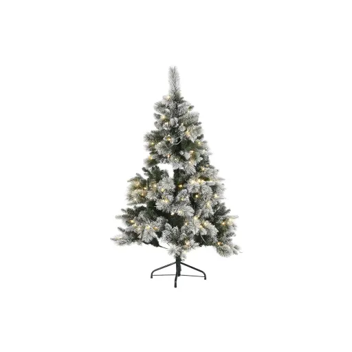 Árvore de Natal Home ESPRIT Verde PVC Metal Nevado 96 x 96 x 150 cm