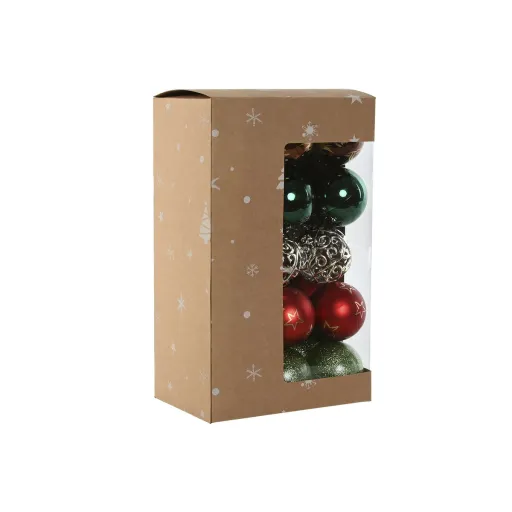 Bolas de Natal Home ESPRIT Multicolor PVC 18 x 12 x 30 cm (30 Peças)