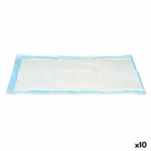 Resguardos Absorventes 40 x 60 cm Azul Branco Papel Polietileno (10 Unidades)