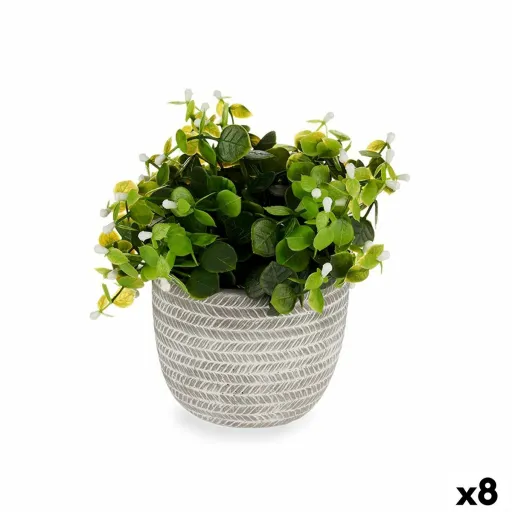 Planta Decorativa Bloemen Plástico 20 x 20,5 x 20 cm (8 Unidades)