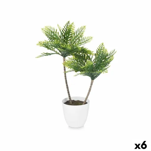 Planta Decorativa Palmeira Plástico 36 x 55,5 x 24 cm (6 Unidades)