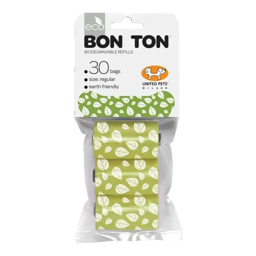 Sacos Higiénicos United Pets Bon Ton Regular Cão Verde (3 x 10 Uds)