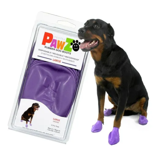 Botas Pawz Cão 12 Unidades Roxo Tamanho L