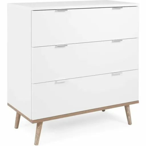 Cómoda Scandinavian Branco 79,8 x 40 x 86,5 cm