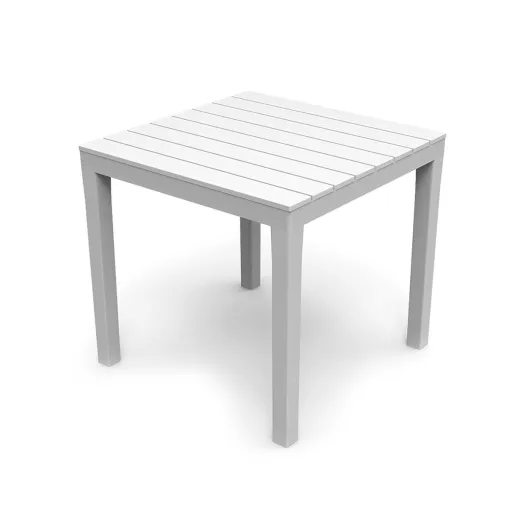 Mesa de Jantar IPAE Progarden Bali Branco 78 x 78 x 72 cm