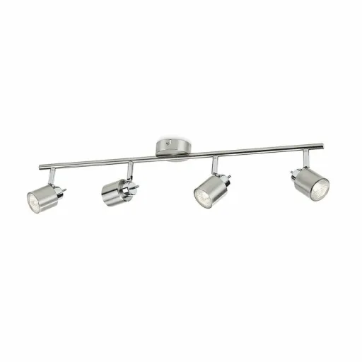 Candeeiro de Teto Philips Foco Prateado Metal 15,5 x 10 x 69 cm GU10 4