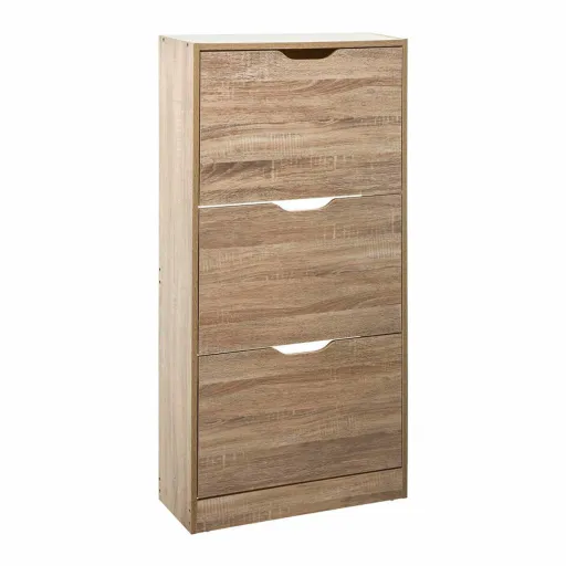 Sapateira 5five Simply Smart Natural Madeira 115 x 60 x 24 cm