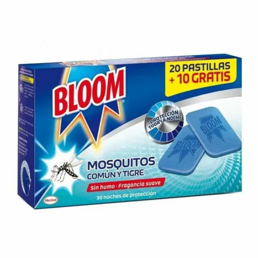 Repelente de Mosquitos Comum e Tigre Henkel Bloom Recarga 30 Peças