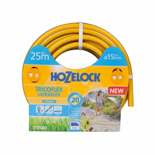 Mangueira Hozelock Tricoflex Ultraflex PVC 5/8" Ø 15 mm 25 m