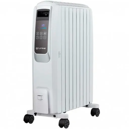 Radiador de Óleo (8 Corpos) Grunkel RAC-8 Piros Digital Branco Cinzento 2000 W