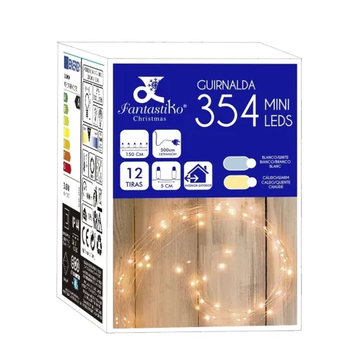 Faixa de Luzes LED Multicolor 6 W Natal 6,5 m