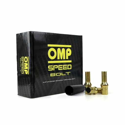 Set Porcas OMP 27 mm Amarelo 20 Uds M12 x 1,50