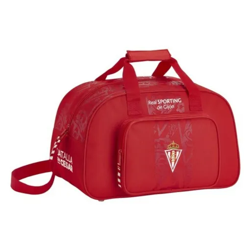 Saco de Desporto Real Sporting de Gijón Vermelho (40 x 24 x 23 cm)