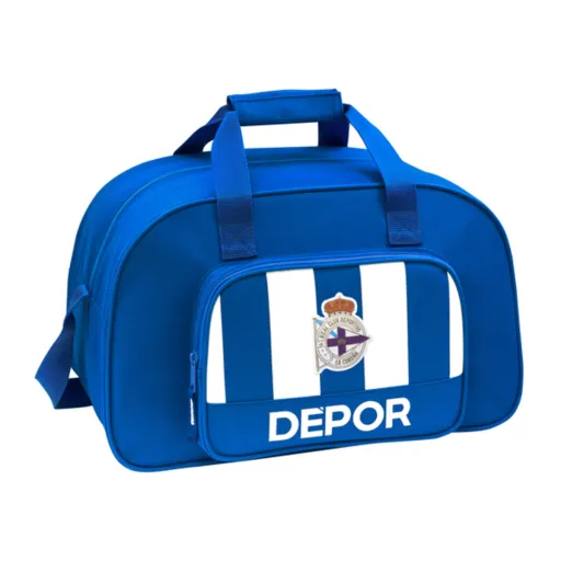 Saco de Desporto R. C. Deportivo de La Coruña Azul Branco (40 x 24 x 23 cm)