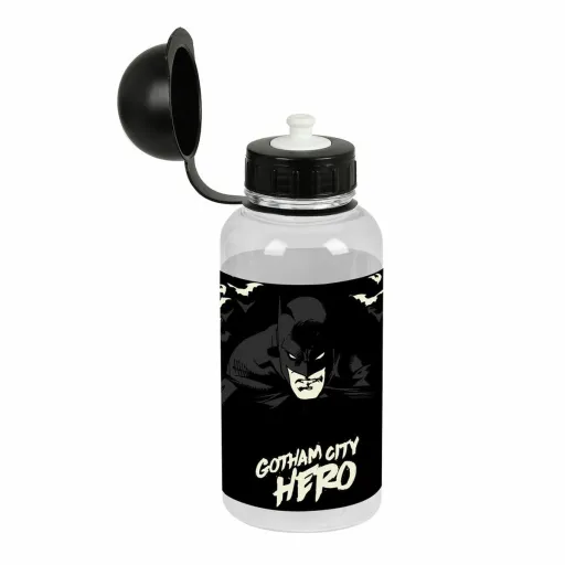 Garrafa de Água Batman Hero Preto PVC 500 ml