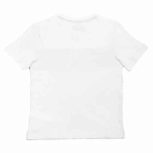 Camisola de Manga Curta Infantil Kappa Skoto K Branco