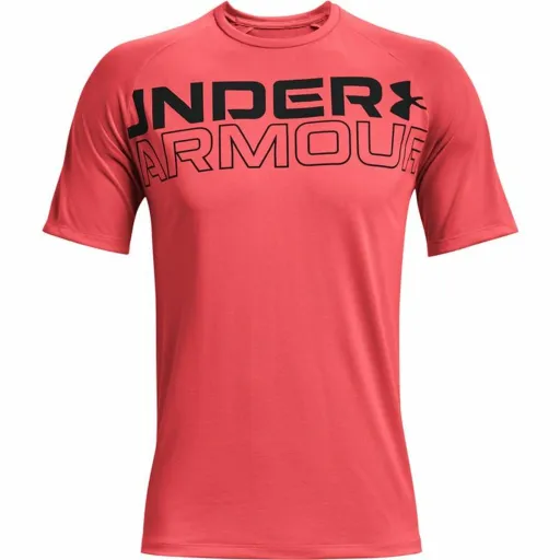 Camisola de Manga Curta Homem Under Armour Tech 2.0 Vermelho